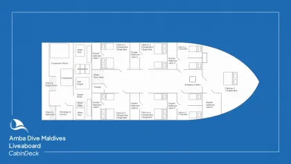 AMBA Cabin deck deck plan