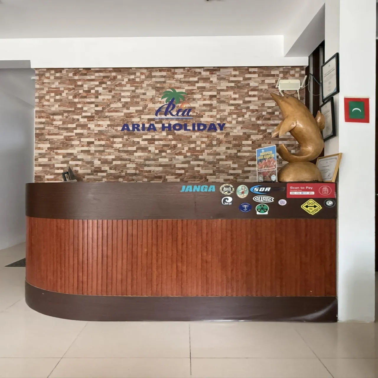 Hotel at Aria Holiday on Himmafushi, Maldives