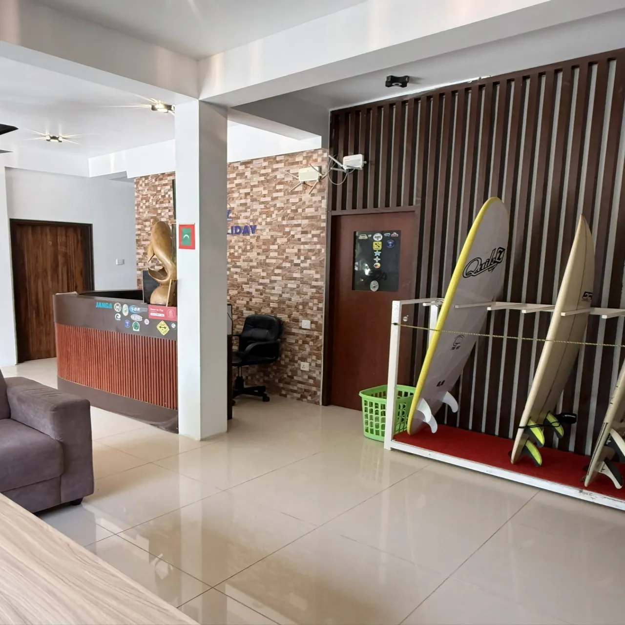 Hotel at Aria Holiday on Himmafushi, Maldives