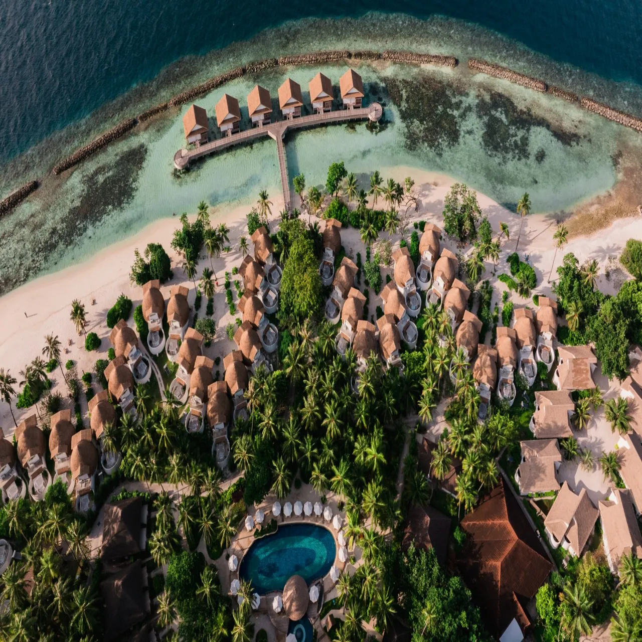 Swimming Pool at Bandos Maldives on Bandos, Maldives