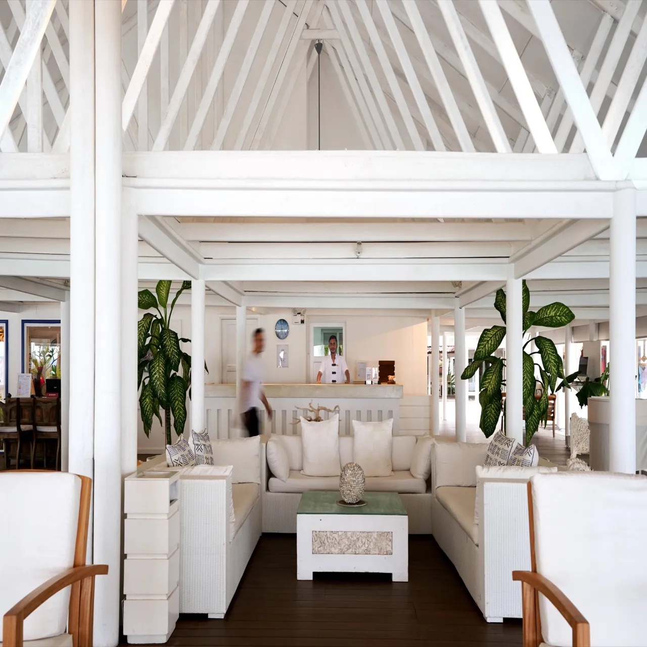 Lobby at Diamonds Athuruga on Athuruga, Maldives