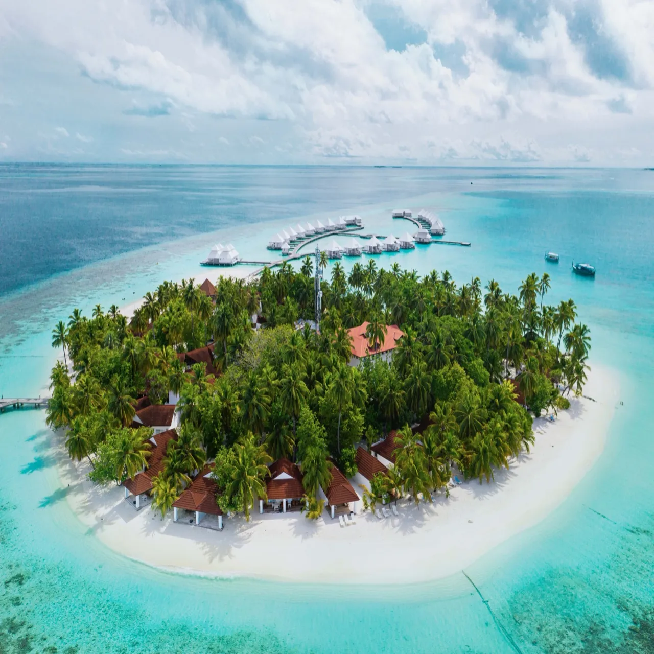 Beach at Diamonds Athuruga on Athuruga, Maldives