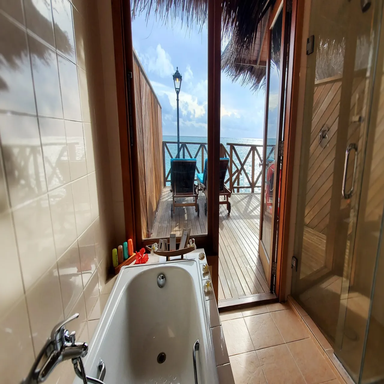 Water Villa at Fihalhohi Island Resort on Fihalhohi, Maldives