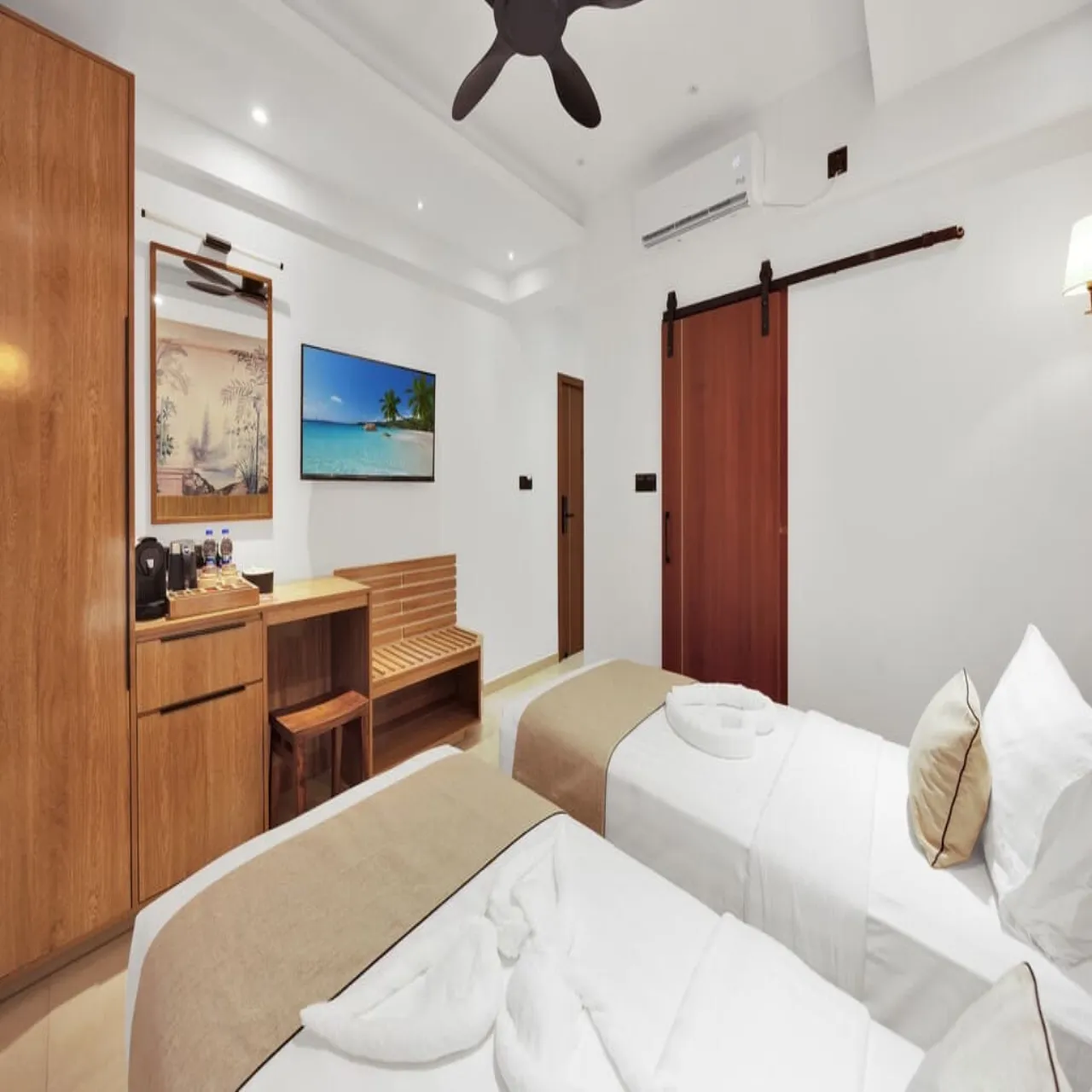 Room at Hotel Amber Seaside on Hulhumalé, Maldives