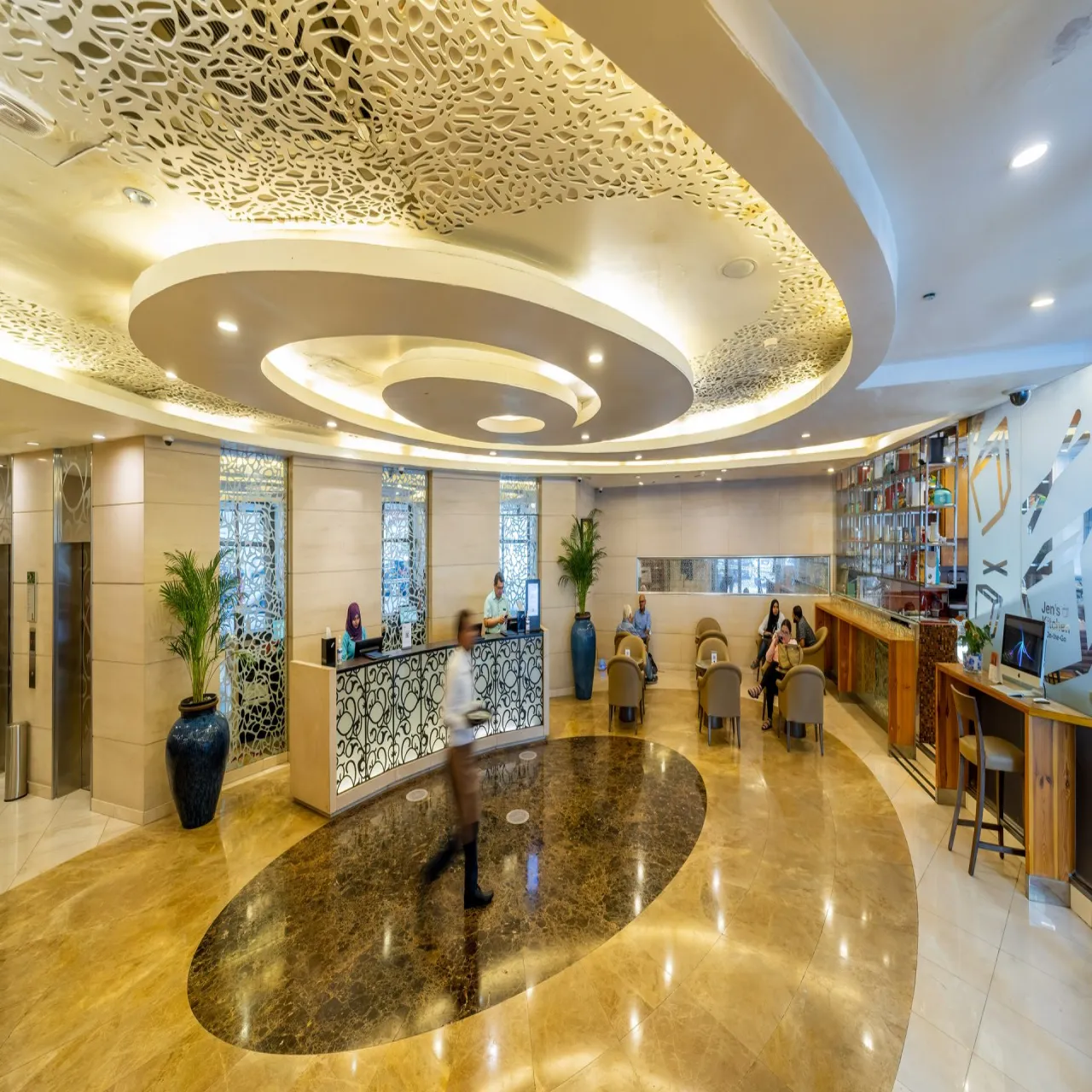 Lobby at Hotel Jen Malé by Shangri-La on Malé, Maldives
