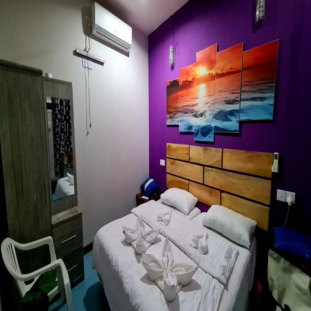 Room at Jerry's Dive Lodge on Rasdhoo, Maldives