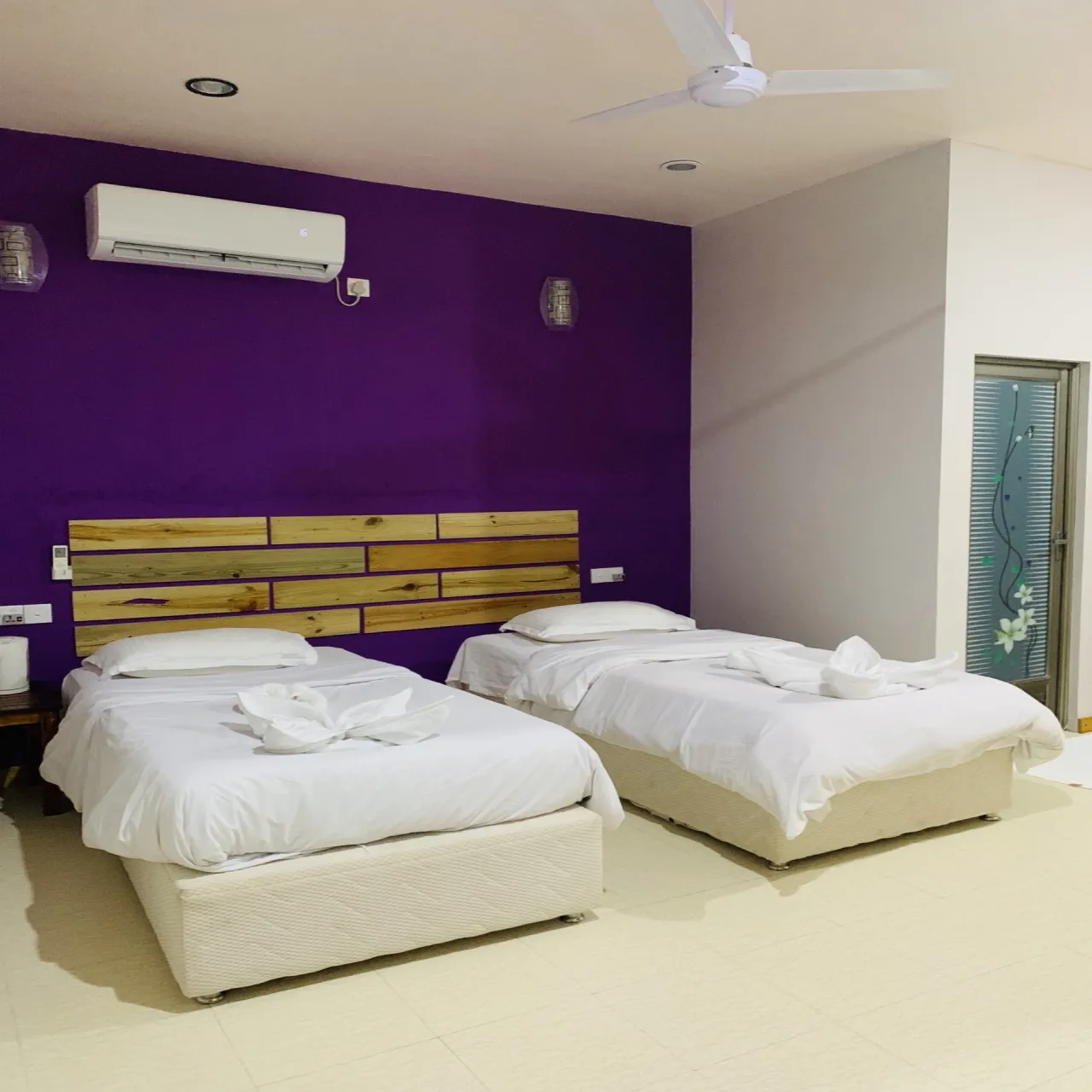 Room at Jerry's Dive Lodge on Rasdhoo, Maldives
