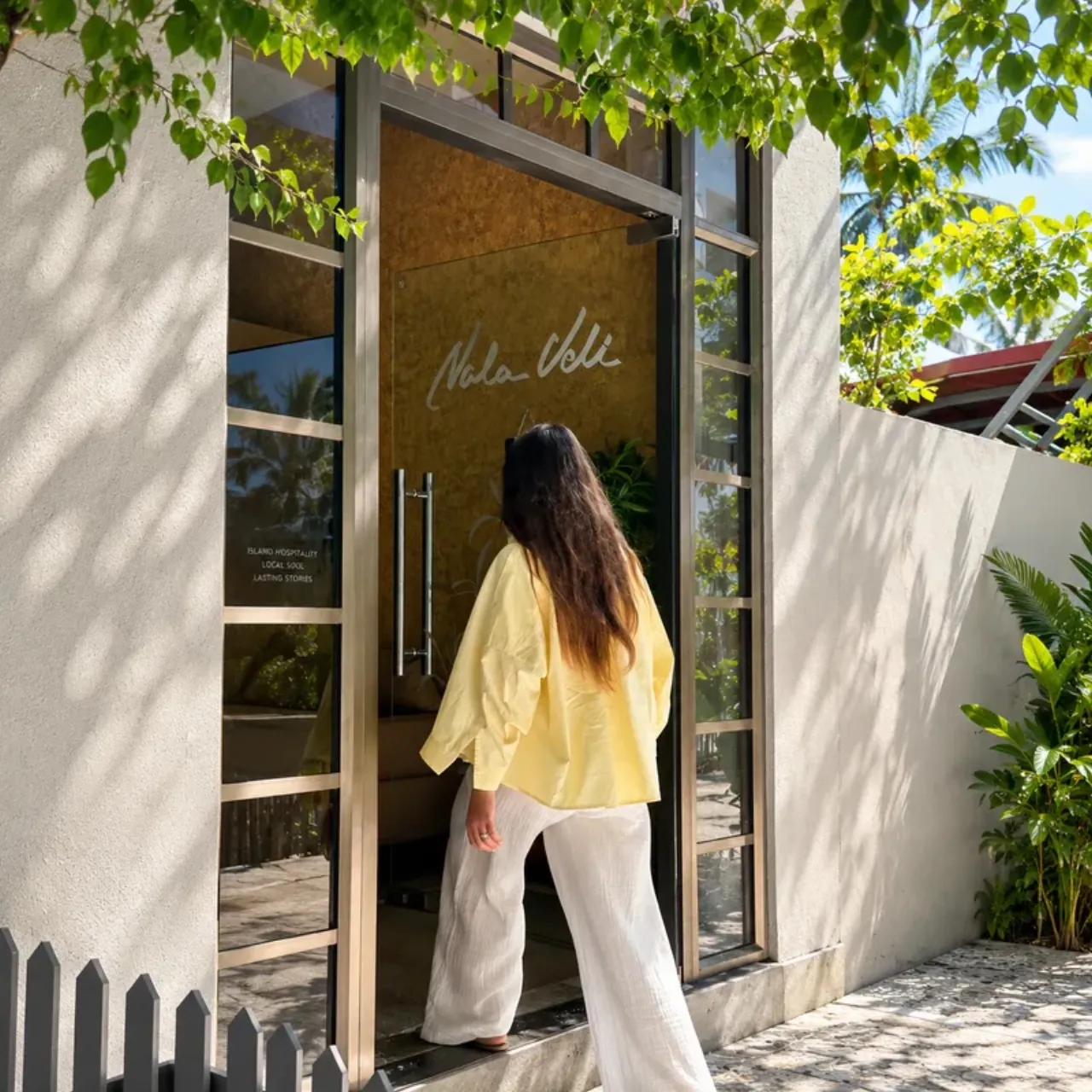 Exterior of Nala Veli Beach & Spa on Ukulhas, Maldives