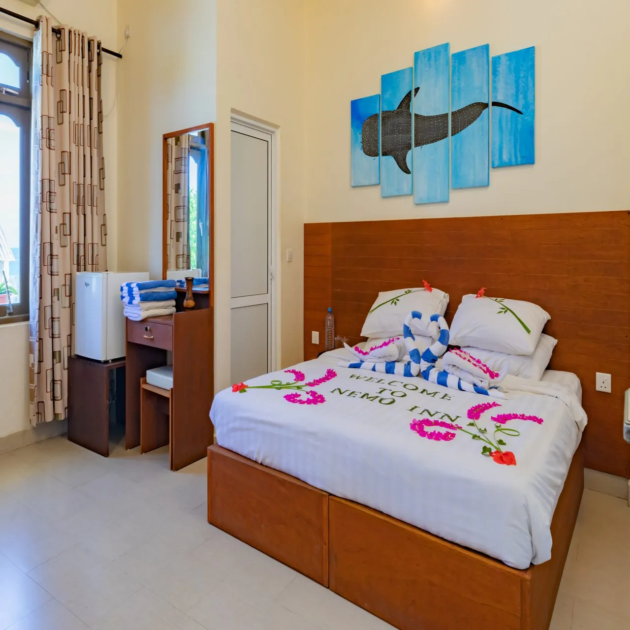 Room 102 at Nemo Inn on Omadhoo, Maldives