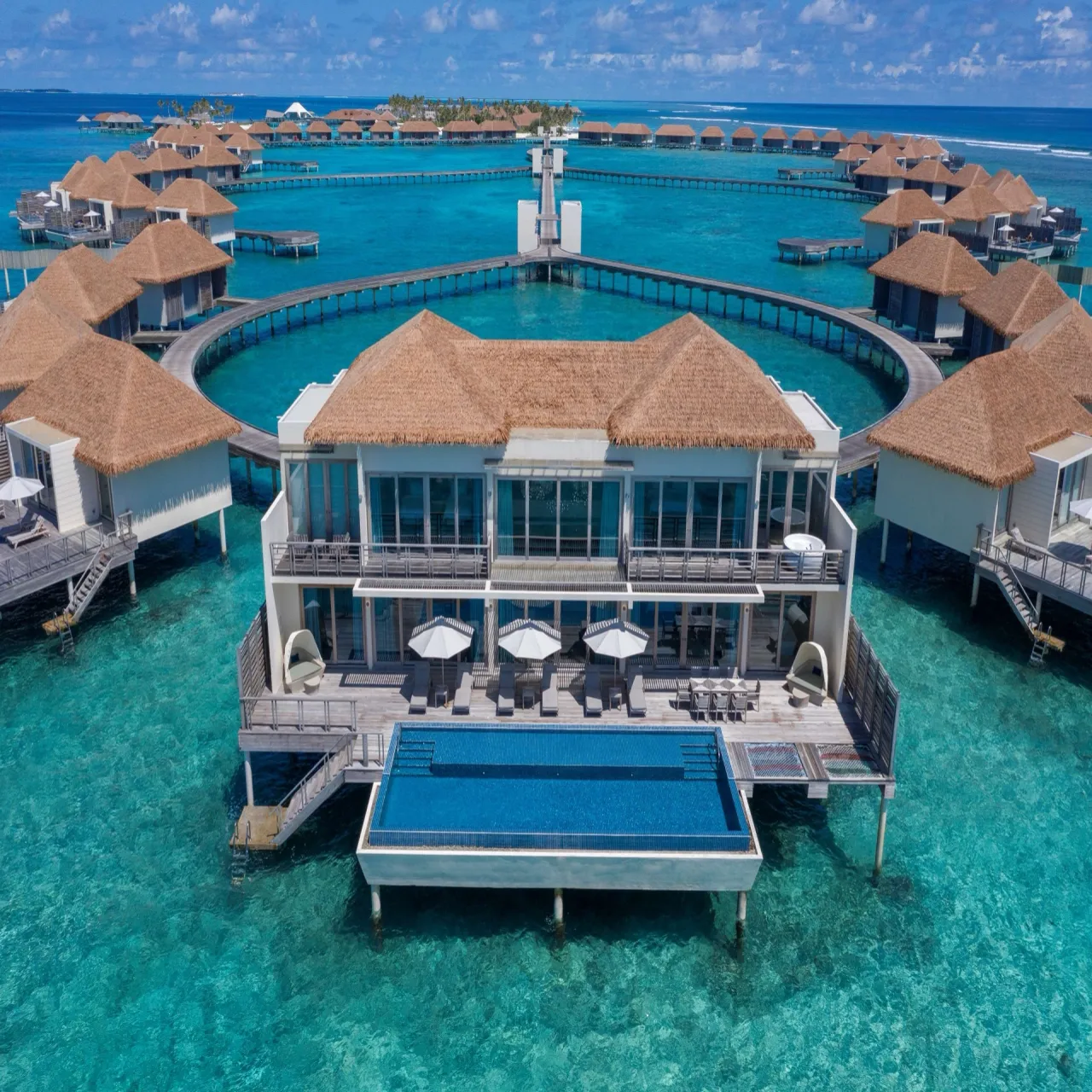 Room Three Bedroom Presidential Overwate at Radisson Blu Resort Maldives on Fenfushi, Maldives