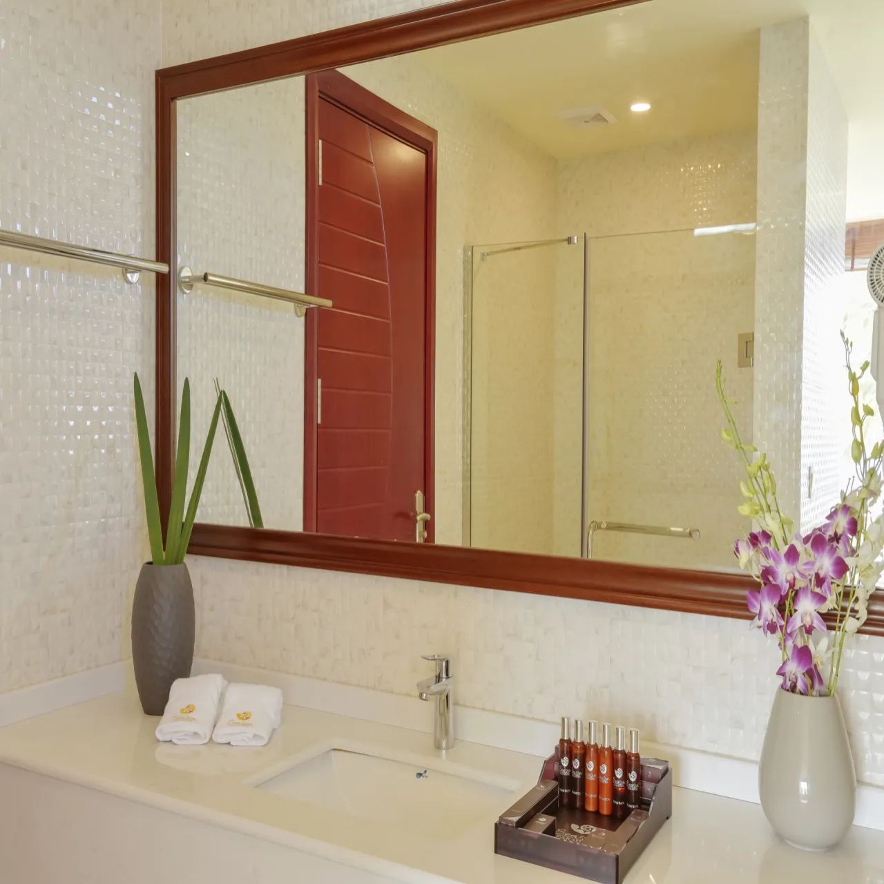 Bathroom at Season Paradise on Thulusdhoo, Maldives