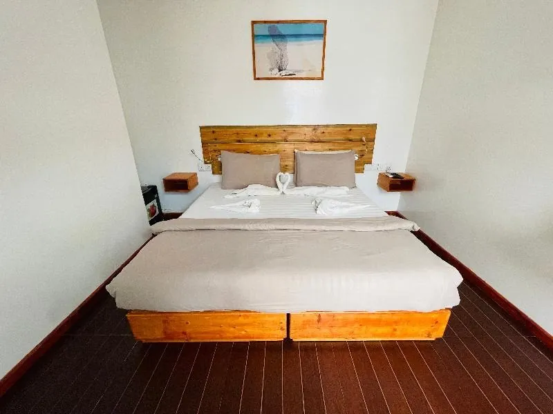 Deluxe room with a double bed at Seasun Beach, Maafushi