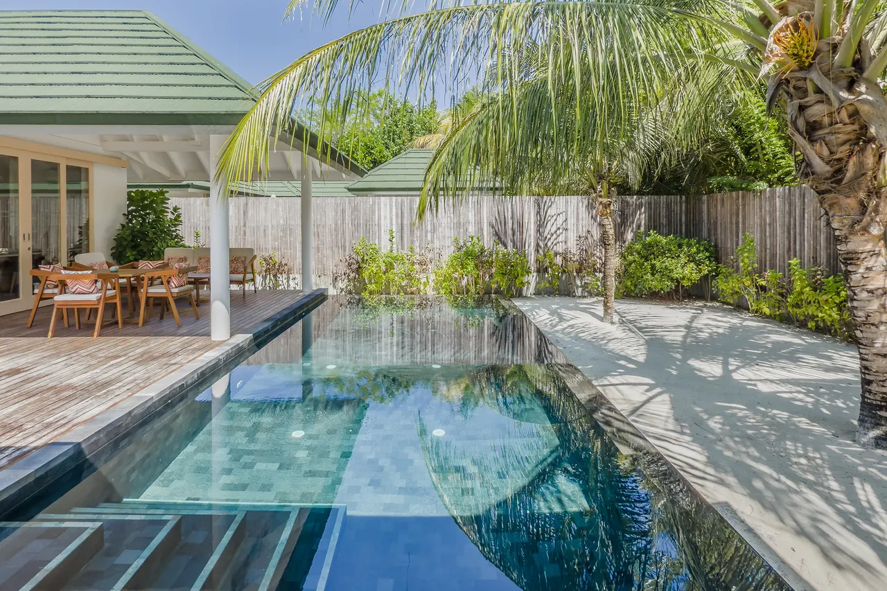 Grand beach residence pool at Siyam World, Maldives