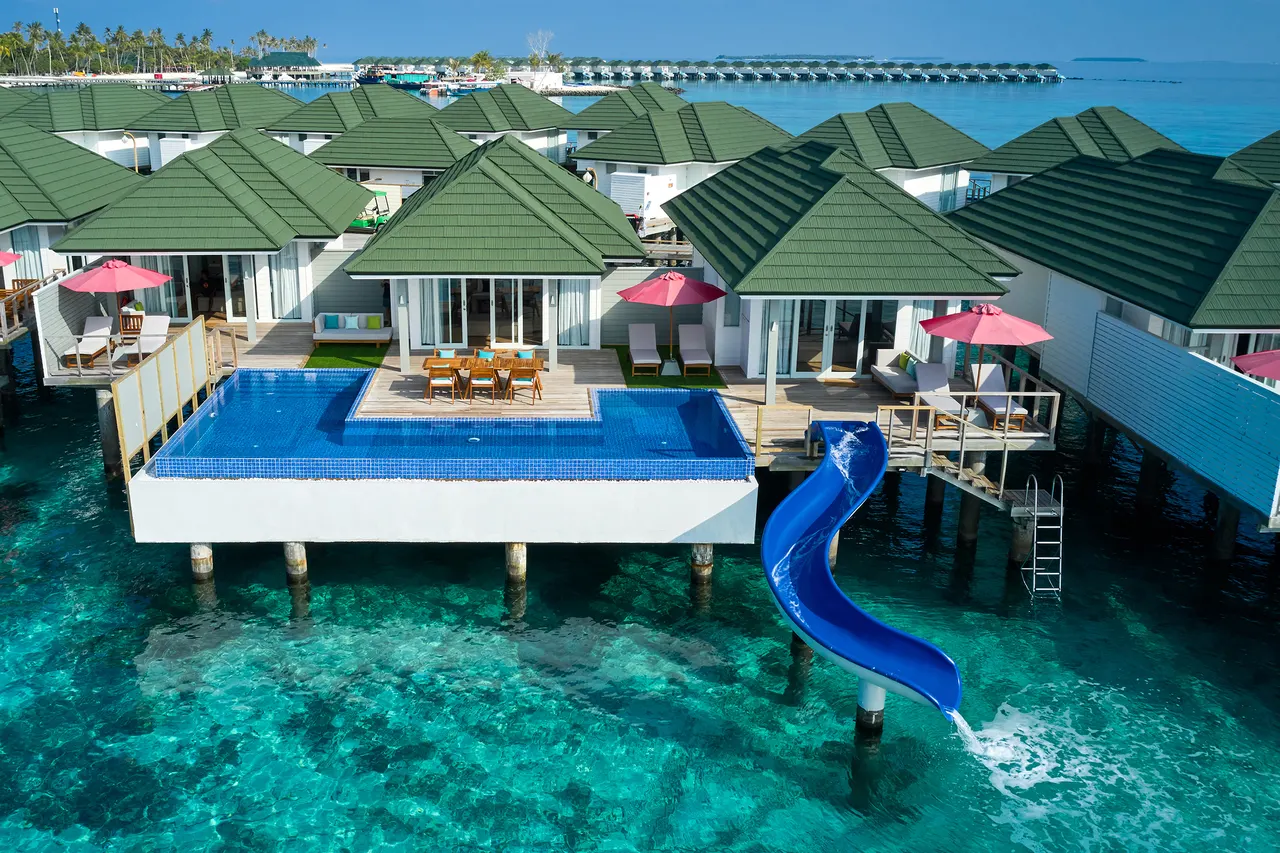 Three bedroom lagoon villa at Siyam World, Maldives