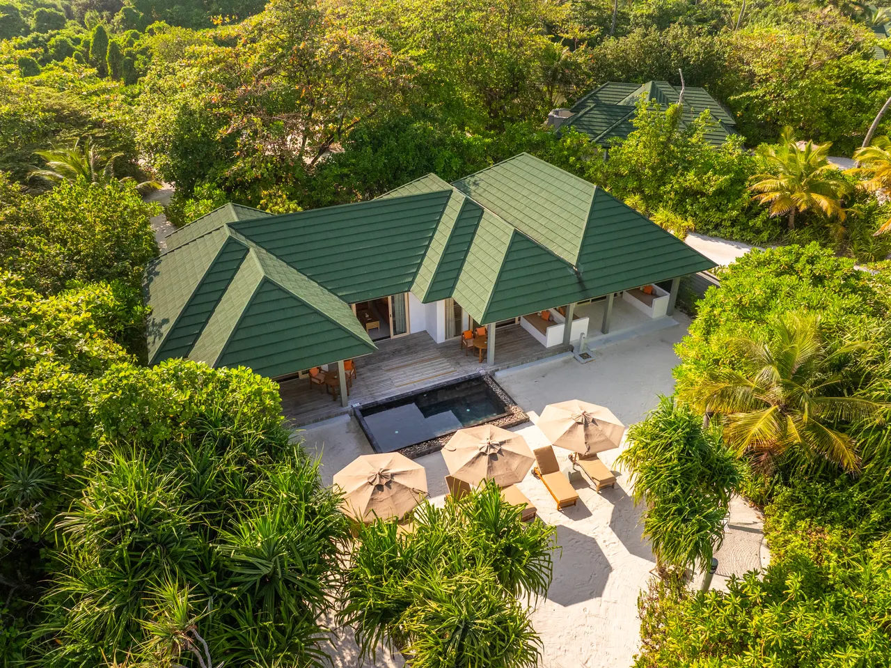 Three bedroom pool beach villa at Siyam World, Maldives