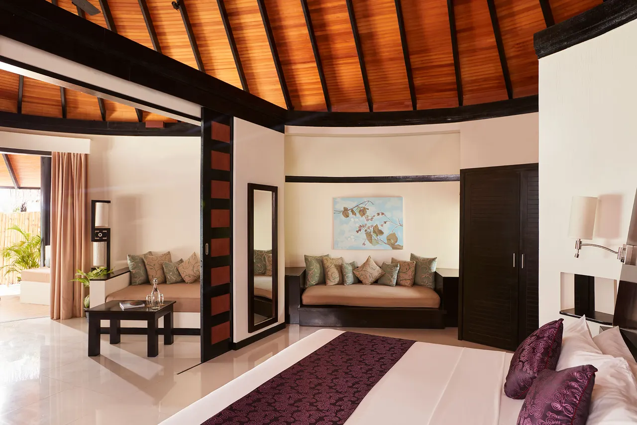Family beach villa at Sun Siyam Iru Fushi, Maldives