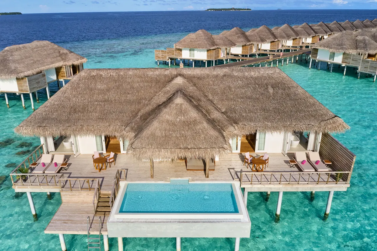 Two bedroom ocean residence at Sun Siyam Iru Veli, Maldives