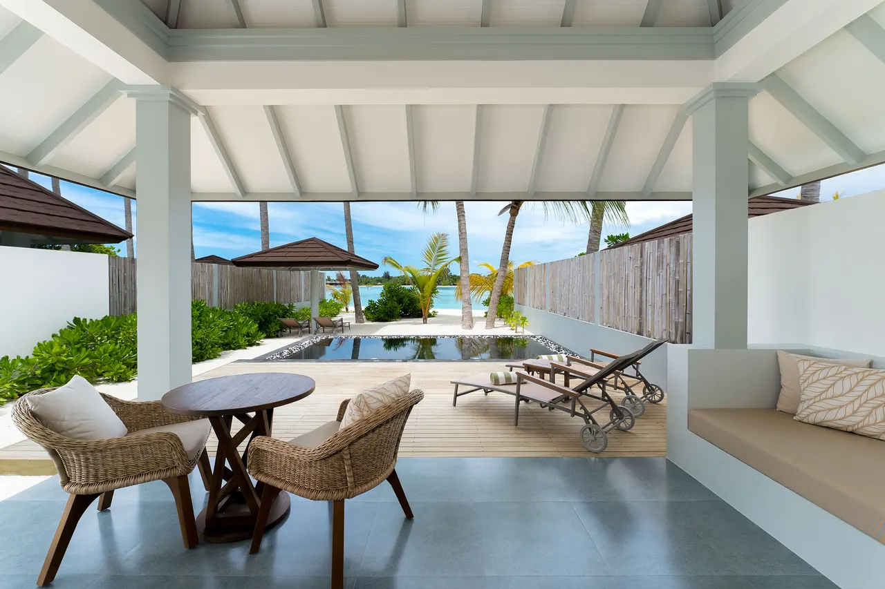 Grand beach suite pool at Sun Siyam Olhuveli, Maldives
