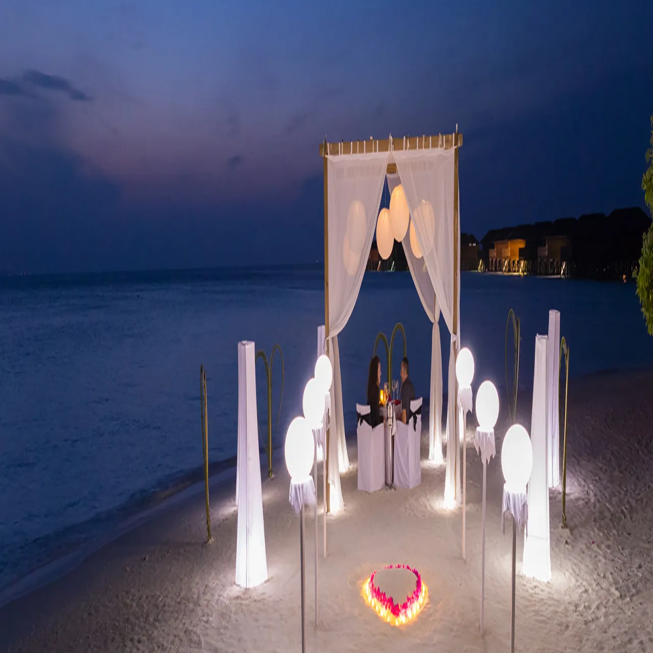 Dining at Vilamendhoo Island Resort & Spa on Vilamendhoo, Maldives