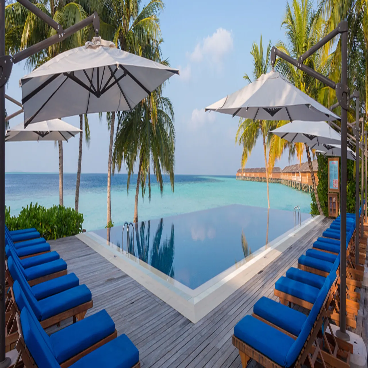 Pool at Vilamendhoo Island Resort & Spa on Vilamendhoo, Maldives
