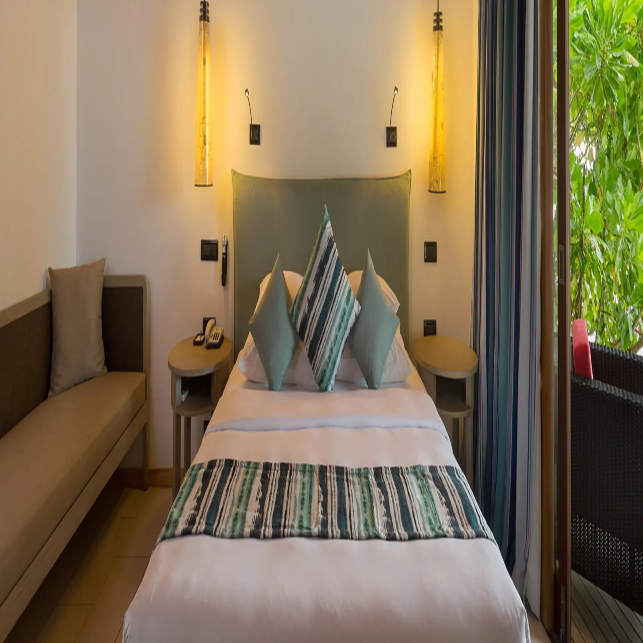 Beach at Vilamendhoo Island Resort & Spa on Vilamendhoo, Maldives